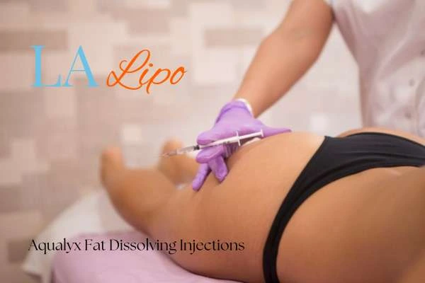 Woman having fat dissolving injections West Dulwich on thighs