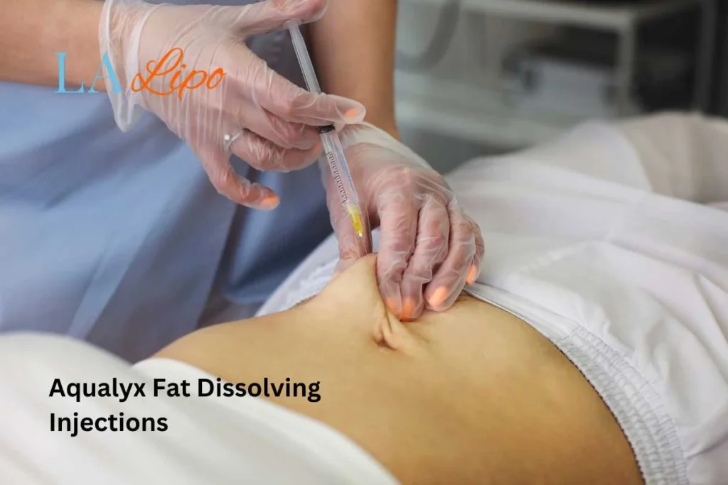 woman having fat dissolving injections West Dulwich in the stomach