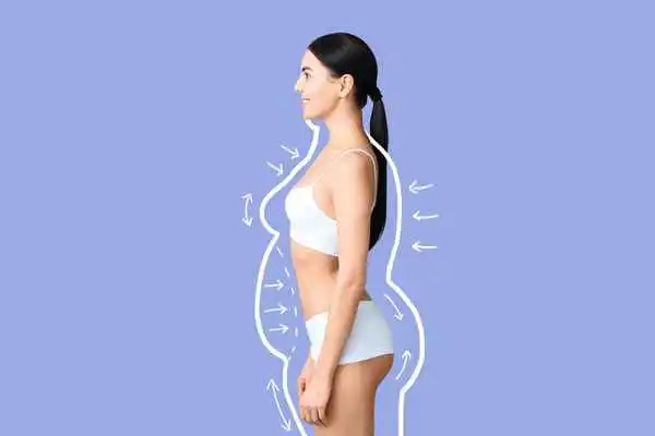 image of woman experiencing fat reduction treatment West Dulwich
