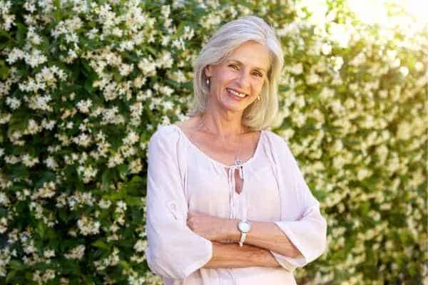 Older woman happy with urinary incontinence treatment West Dulwich