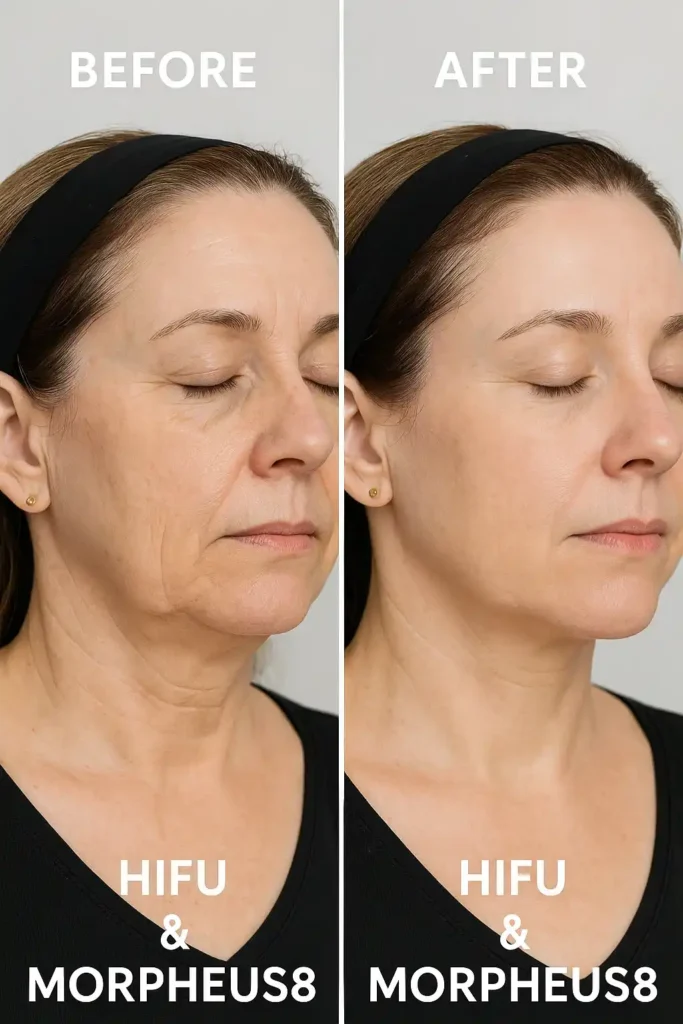 HIFU & Morpheus8 treatment results West Dulwich - book in today!