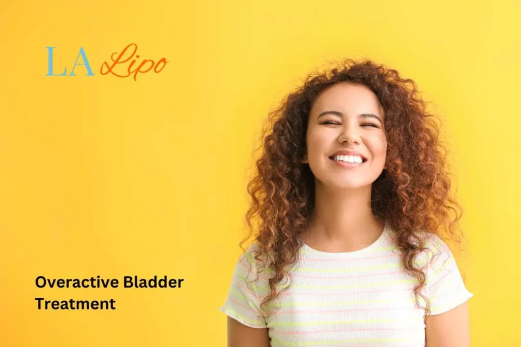 woman smiling about overactive bladder treatment West Dulwich solutions